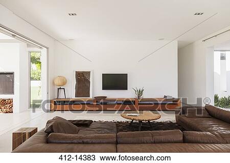 Stock Image - Modern living room. Fotosearch