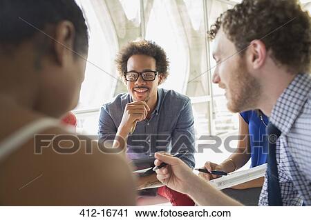 Creative business people in meeting View Large Photo Image Stock Image - Creative business people in meeting. Fotosearch