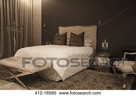 Stock Photography - Elegant bedroom. Fotosearch