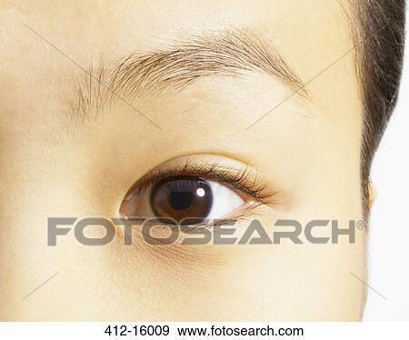 Extreme close up of brown eye View Large Photo Image Stock Photo - Extreme close up of brown eye. Fotosearch