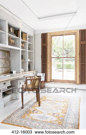 Luxury home office View Large Photo Image Stock Image - Luxury home office. Fotosearch