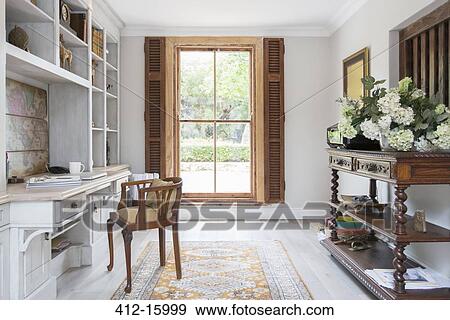 Stock Photo - Luxury home office. Fotosearch