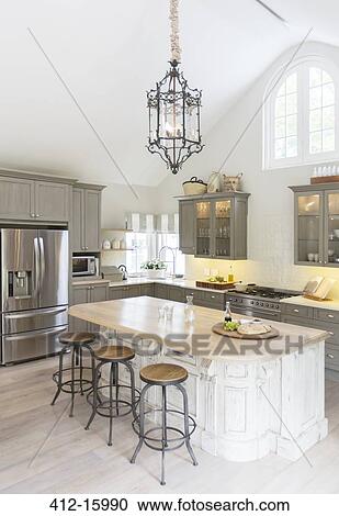 Stock Image - Luxury kitchen. Fotosearch