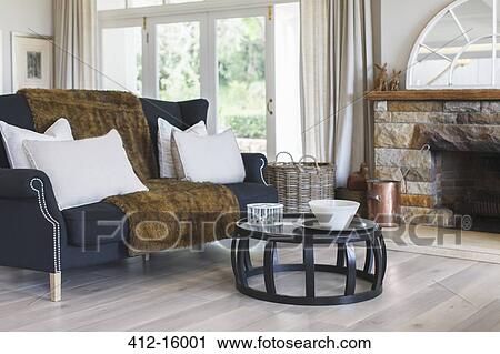 Stock Image - Luxury living room. Fotosearch