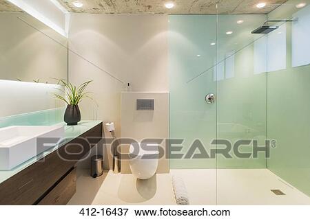 Modern bathroom View Large Photo Image Stock Photo - Modern bathroom. Fotosearch