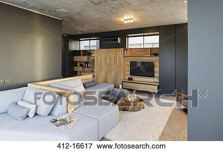 Stock Photo - Modern living room. Fotosearch