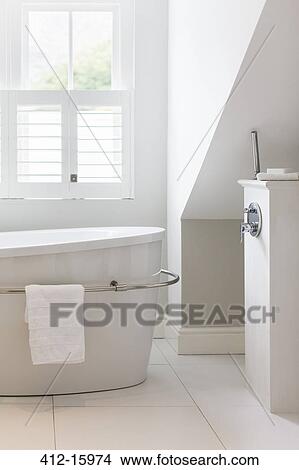 Picture - Soaking tub in luxury bathroom. Fotosearch