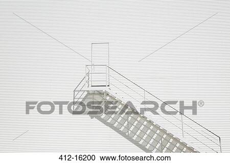 Stairs along building View Large Photo Image Stock Image - Stairs along building. Fotosearch