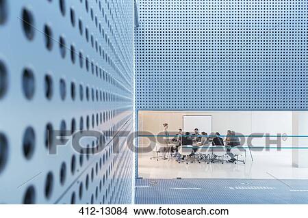 Picture - Business people meeting in modern conference room. Fotosearch