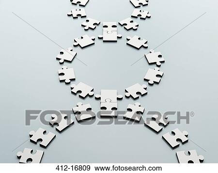 Connected jigsaw pieces View Large Photo Image Stock Photo - Connected jigsaw pieces. Fotosearch