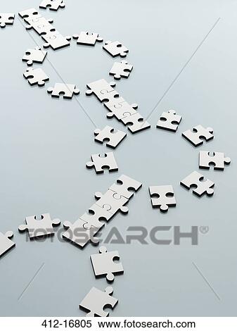 Stock Photography - Connecting jigsaw pieces. Fotosearch