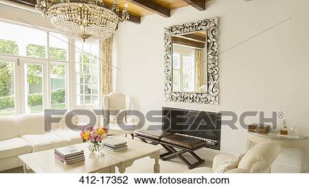 Stock Image - Luxury living room. Fotosearch
