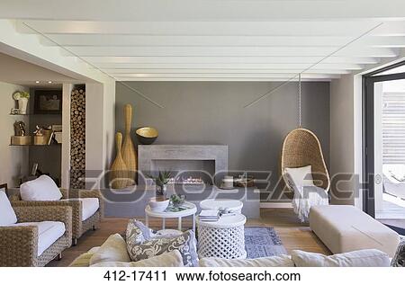 Stock Image - Luxury living room. Fotosearch