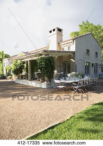 Luxury rural villa below mountain View Large Photo Image Stock Photography - Luxury rural villa below mountain. Fotosearch