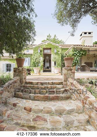 Stock Photograph - Luxury villa. Fotosearch