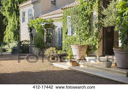 Sunny luxury villa View Large Photo Image Stock Image - Sunny luxury villa. Fotosearch