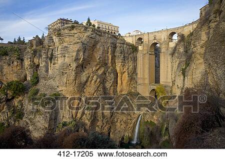 View of Ronda and cliffs, Andaluca, Spain View Large Photo Image Stock Photography - View of Ronda and cliffs, Andaluca, Spain. Fotosearch