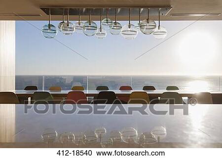 Long dining table overlooking ocean View Large Photo Image Stock Image - Long dining table overlooking ocean. Fotosearch
