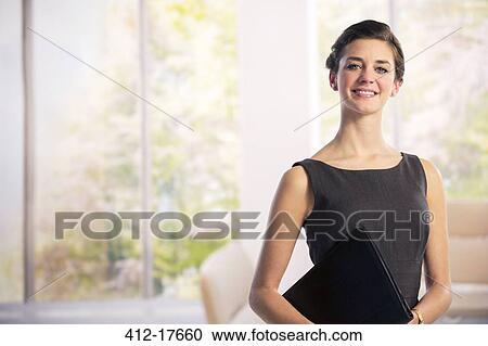Portrait of smiling businesswoman View Large Photo Image Stock Image - Portrait of smiling businesswoman. Fotosearch