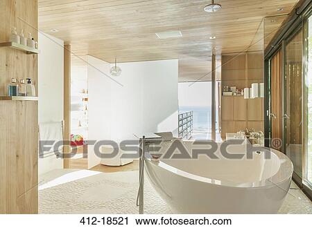 Sunny modern bathroom View Large Photo Image Stock Image - Sunny modern bathroom. Fotosearch