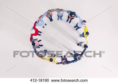 Business people in circle View Large Photo Image Stock Image - Business people in circle. Fotosearch