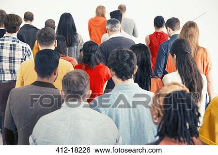 Stock Photograph - Business people walking. Fotosearch