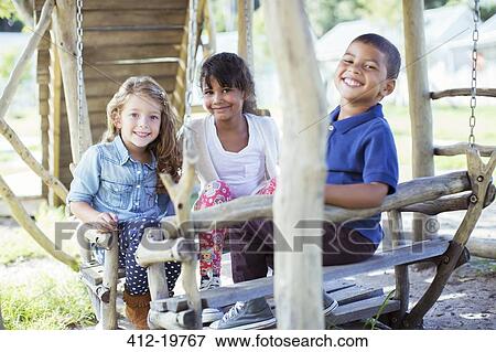 Children playing on play structure View Large Photo Image Stock Photo - Children playing on play structure. Fotosearch