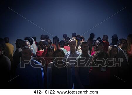 Crowd turning back on bright light View Large Photo Image Stock Image - Crowd turning back on bright light. Fotosearch
