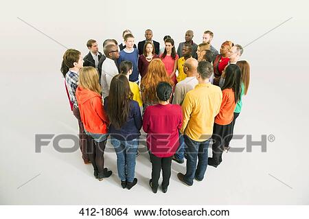Diverse group in circle View Large Photo Image Picture - Diverse group in circle. Fotosearch