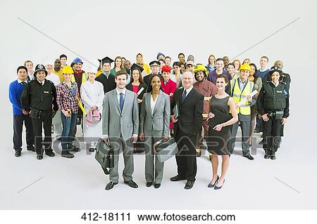 Diverse workforce View Large Photo Image Stock Image - Diverse workforce. Fotosearch