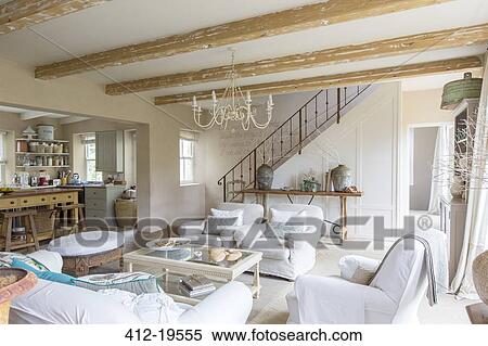 Living room of rustic house View Large Photo Image Stock Photography - Living room of rustic house. Fotosearch