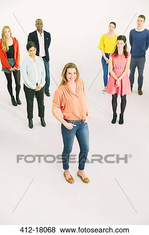 Portrait of confident woman View Large Photo Image Stock Photo - Portrait of confident woman. Fotosearch