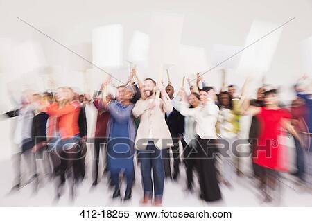 Protesters waving picket signs View Large Photo Image Stock Photography - Protesters waving picket signs. Fotosearch
