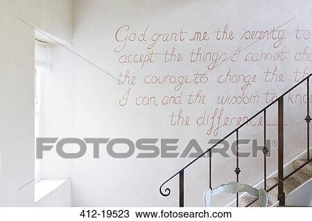 Quote on wall of rustic house View Large Photo Image Stock Image - Quote on wall of rustic house. Fotosearch