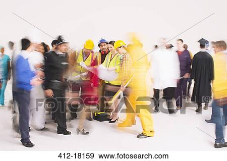 Workforce on the move View Large Photo Image Stock Photo - Workforce on the move. Fotosearch