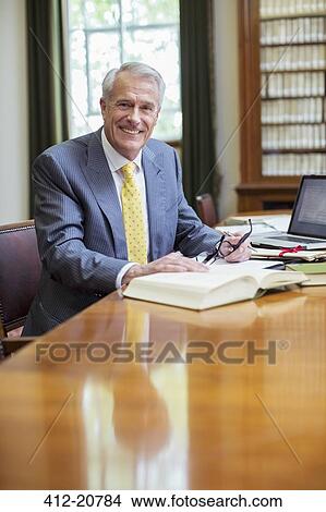 Lawyer doing research in chambers Picture | 6-6 ...