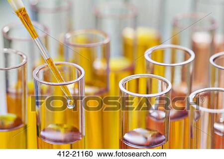 Close up of pipette dropping solution into test tube in rack in lab View Large Photo Image Stock Image - Close up of pipette dropping solution into test tube in rack in lab. Fotosearch
