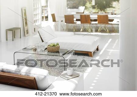 Sofas, coffee table and rug in modern living room View Large Photo Image Stock Image - Sofas, coffee table and rug in modern living room. Fotosearch