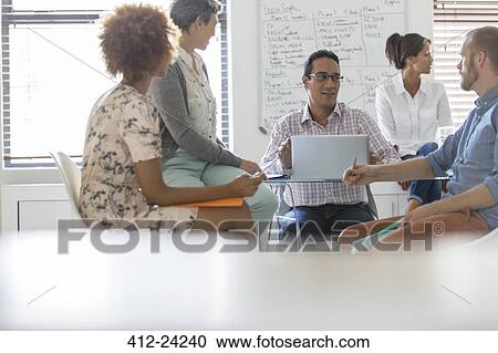 People having meeting in office View Large Photo Image Stock Image - People having meeting in office. Fotosearch