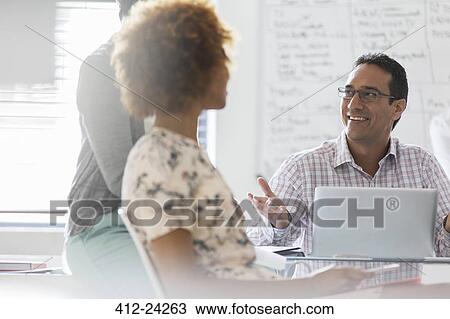 People having meeting in office View Large Photo Image Stock Image - People having meeting in office. Fotosearch