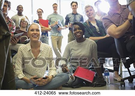 University students listening during seminar View Large Photo Image Stock Photography - University students listening during seminar. Fotosearch