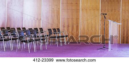Stock Photo - View of empty conference room. Fotosearch