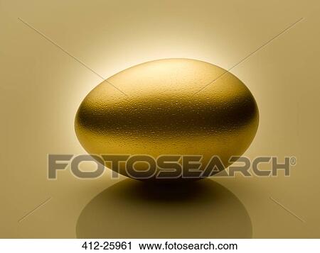 Golden egg on gold background still life View Large Photo Image Stock Image - Golden egg on gold background still life. Fotosearch