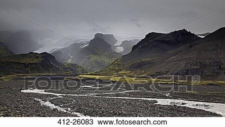 "Craggy valley and mountains, Iceland" View Large Photo Image Stock Image - "Craggy valley and mountains, Iceland". Fotosearch