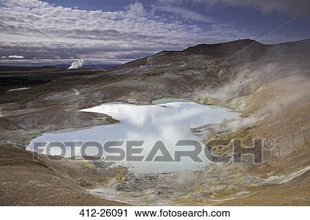 "Mineral pool, Krafla, Myvatn, Iceland" View Large Photo Image Stock Image - "Mineral pool, Krafla, Myvatn, Iceland". Fotosearch