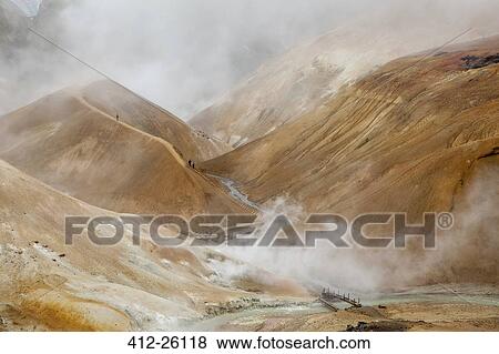 "Steam arising from geothermal mountains, Kerlingarfjoll, Iceland" View Large Photo Image Stock Photo - "Steam arising from geothermal mountains, Kerlingarfjoll, Iceland". Fotosearch
