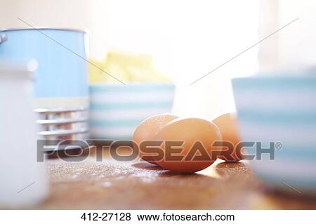 Close up eggs and butter View Large Photo Image Stock Photo - Close up eggs and butter. Fotosearch