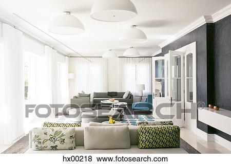 Home showcase living room View Large Photo Image Stock Photo - Home showcase living room. Fotosearch
