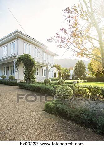 Stock Image - Luxury house. Fotosearch