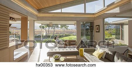 Modern home showcase living room View Large Photo Image Stock Image - Modern home showcase living room. Fotosearch